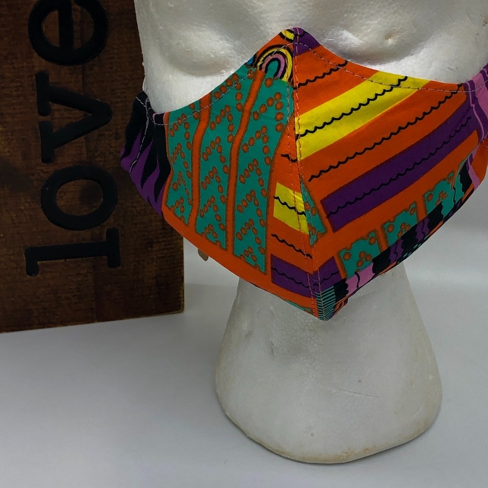 Tribal Print REUSABLE Face Mask ~New!